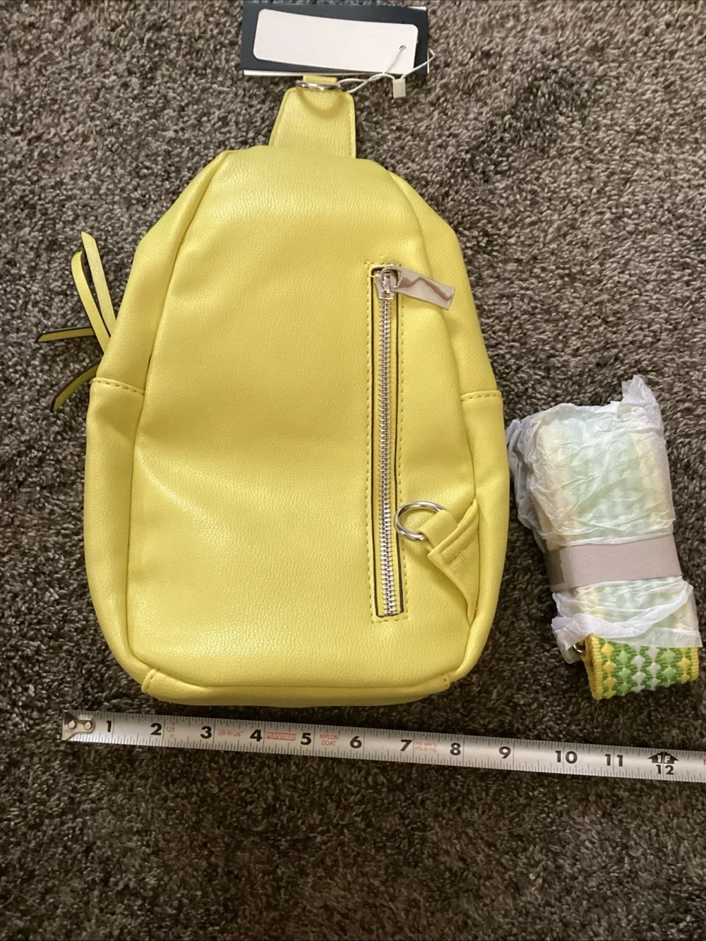 Le Miel Women's Yellow Hobo Crossbody Sling Bag